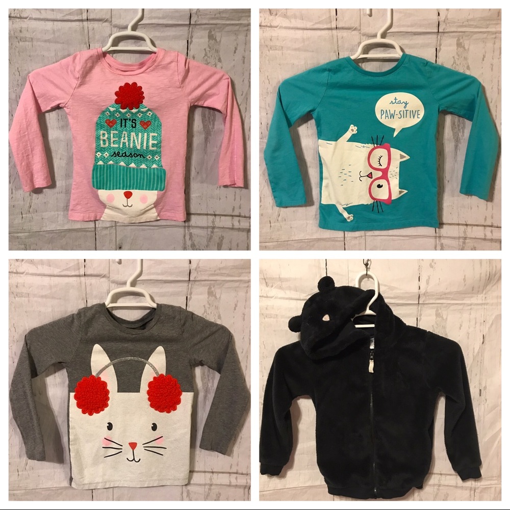 Bundle Of Carter’s Girls Long sleeve tops & jacket